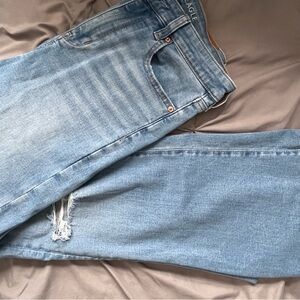 American Eagle super high rise flare